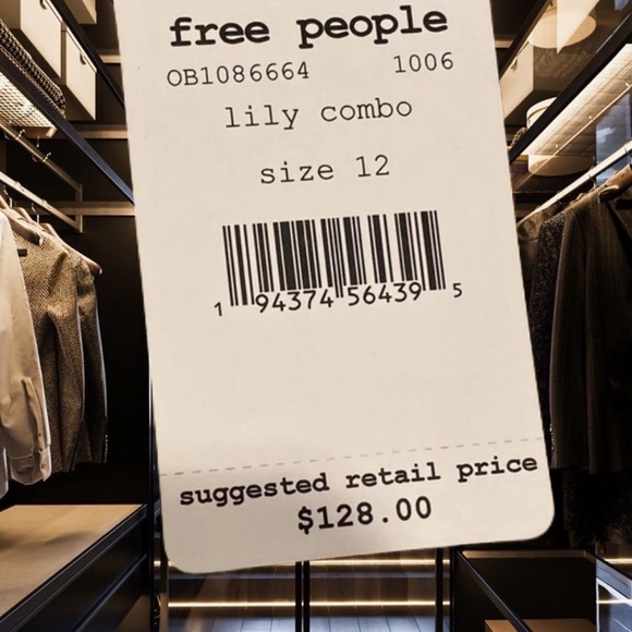 Free People Forget Me Not Mini Dress Size 12 - New With Tags ,pastels - Picture 3 of 3